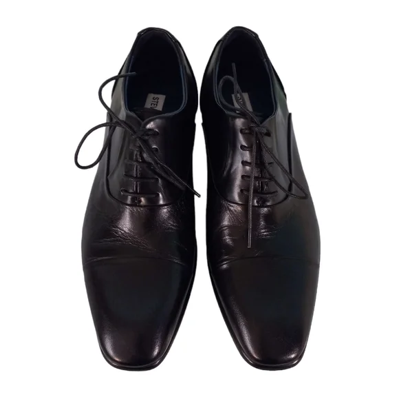 Steve Madden Men's "Jonez" Leather Lace Up Oxford Dress Shoe | US 8 - Picture 2 of 10